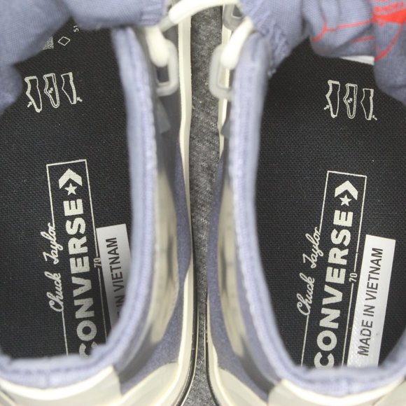 Converse Chuck 70 Utility High-Top Sneakers in Blue and White - Picture 10 of 11